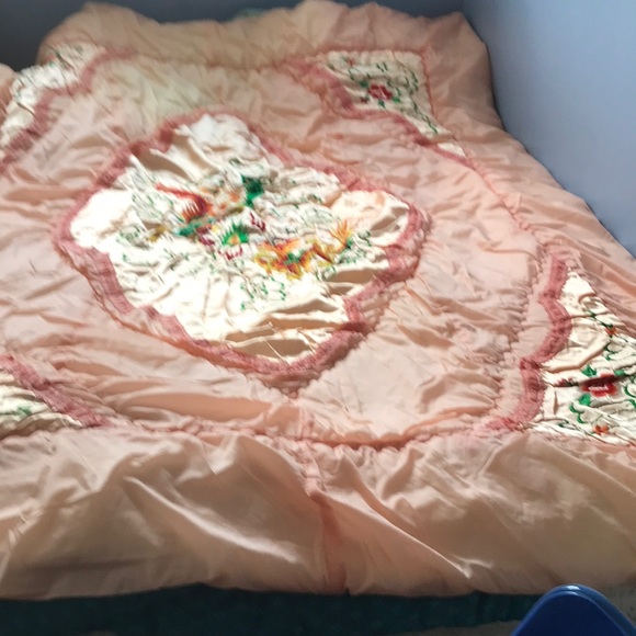 Other - Vintage Embroidery Blanket